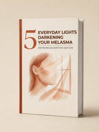 The 60-Second Fixes for Everyday Light Darkening Your Melasma
